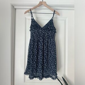 Trixxi Navy Floral Mini Dress